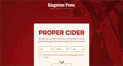 Desktop Screenshot of kingstonepress.co.uk